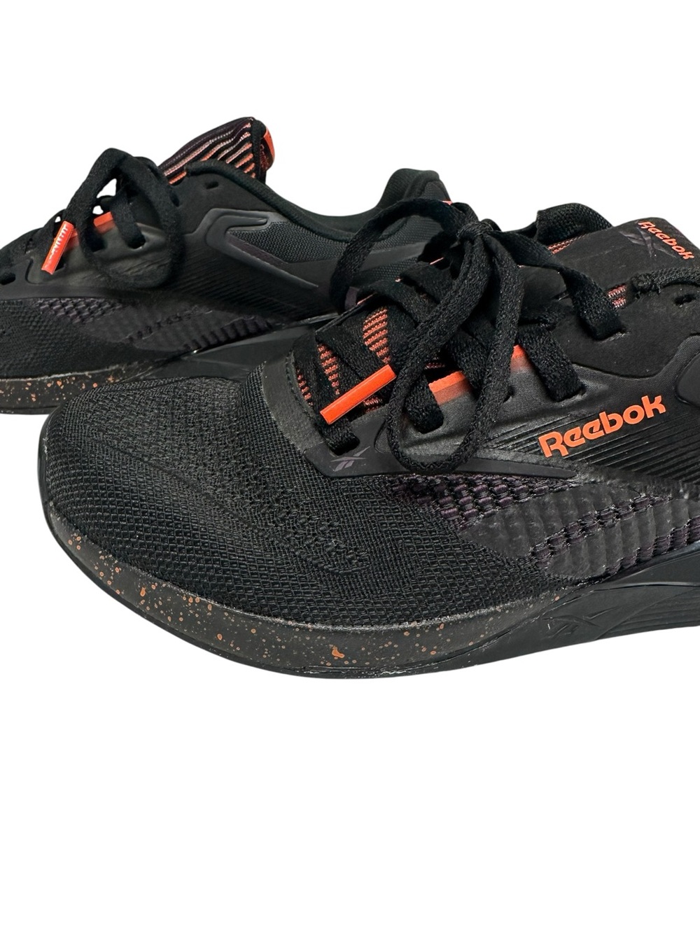 REEBOK Nano X4 / Black Midnight Plum & Coral Athletic Shoes / Women 7 / Goth - Picture 6 of 15